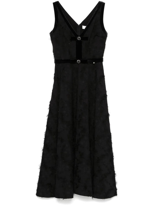 Frayed Midi Dress