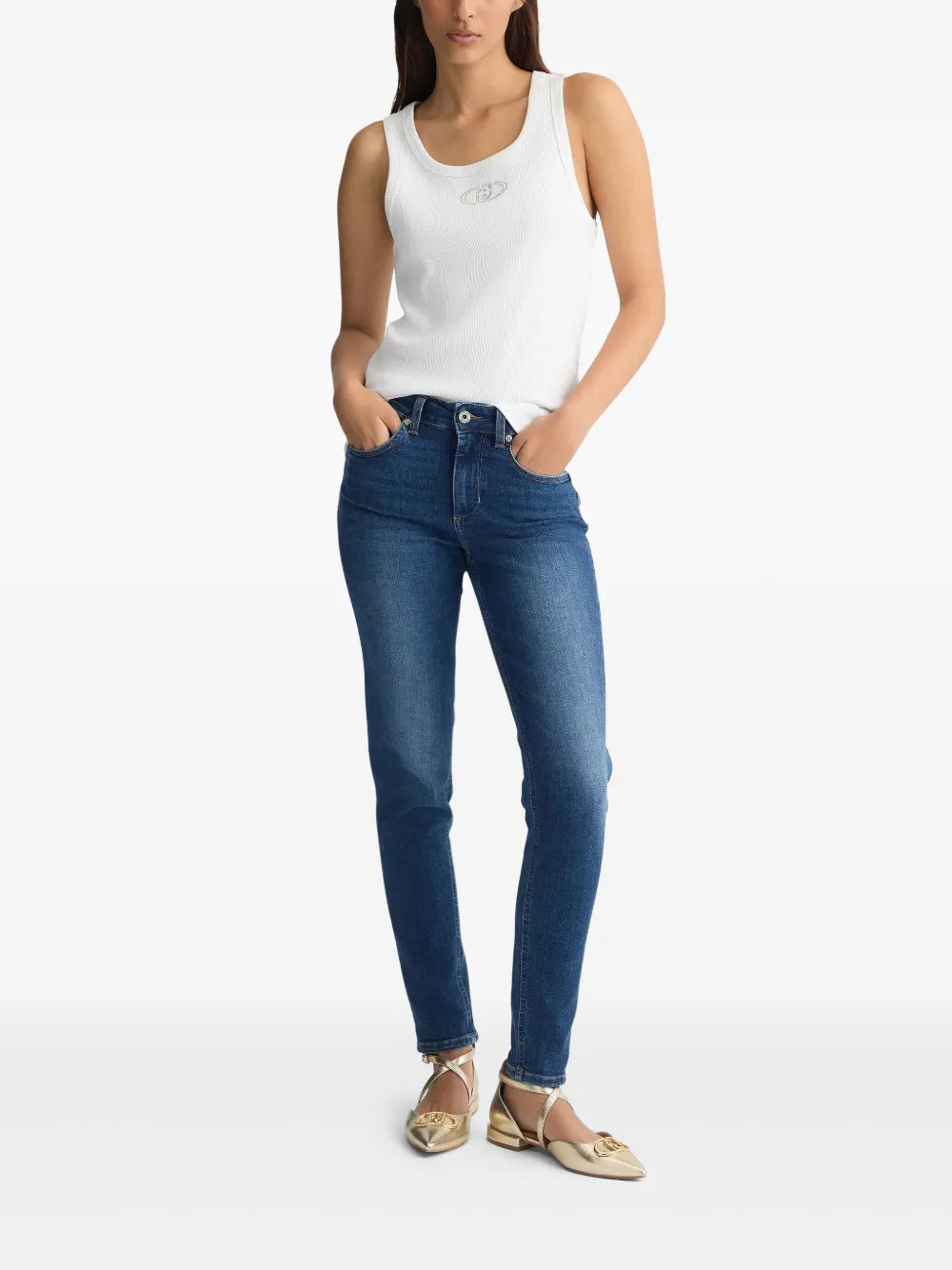 High-Rise Skinny Jeans