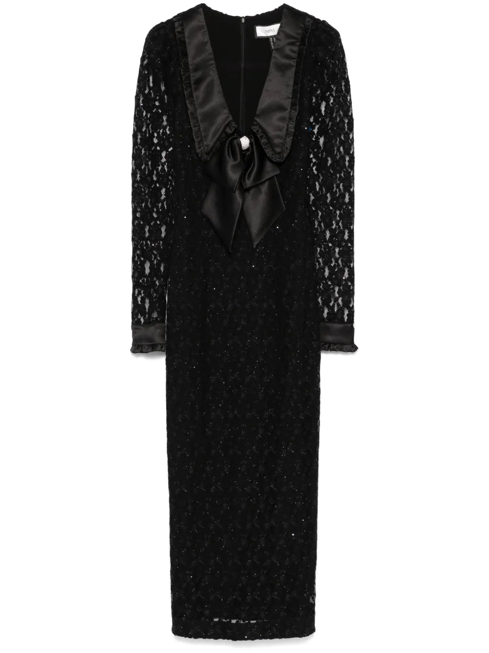 Floral-Lace Maxi Dress