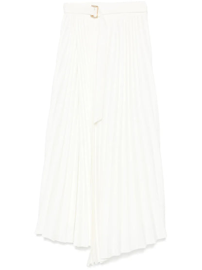 Belted Midi Skirt