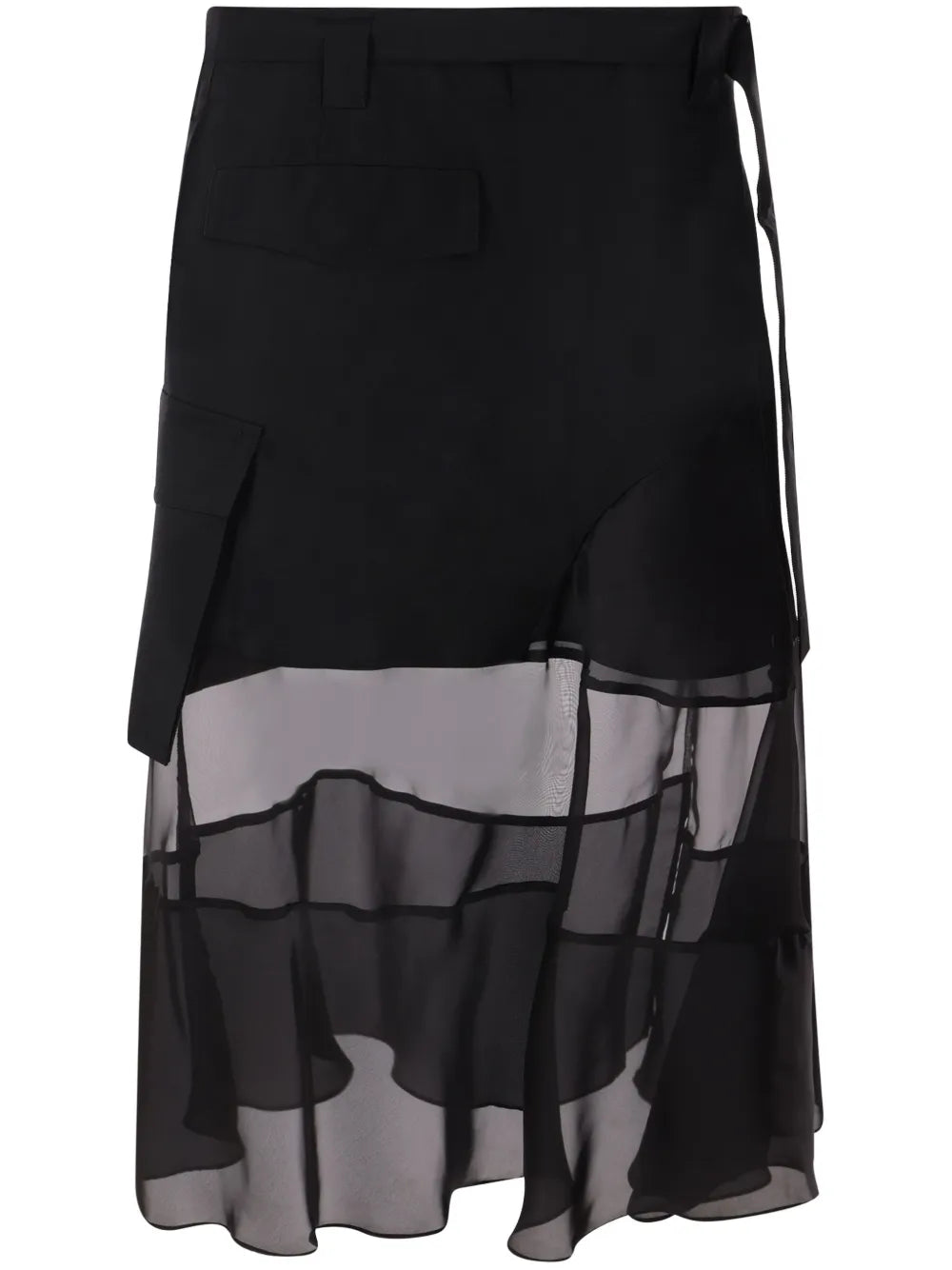 Asymmetric Midi Skirt
