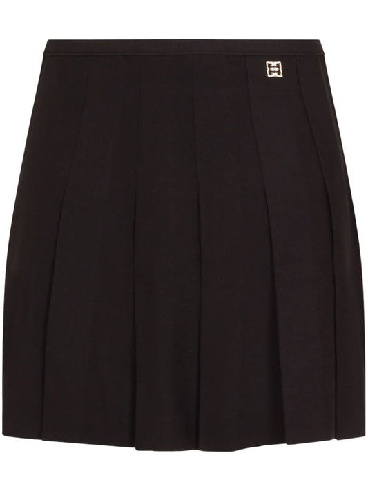 Pleated Mini Skirt