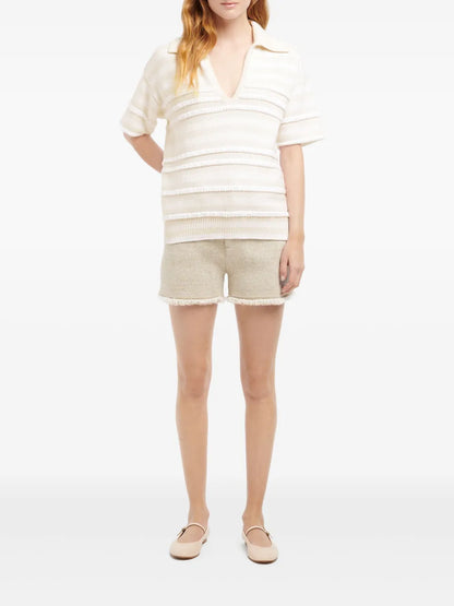 Striped Polo Top