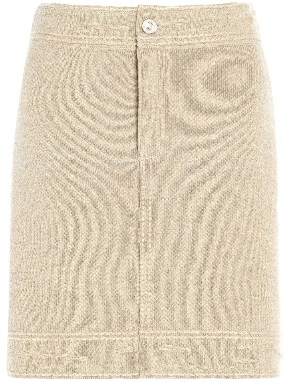 Patchwork Denim Skirt