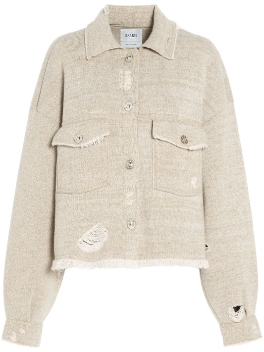 Denim Fringed Jacket