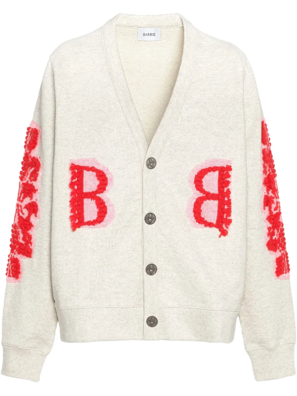 Logo-Embroidered Cardigan