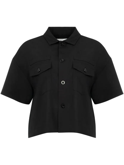 Cropped Utility Shirt