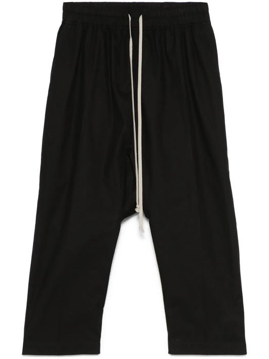 Drawstring Cropped Trousers