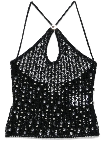Beaded Knitted Top