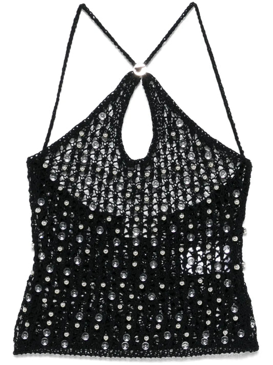 Beaded Knitted Top
