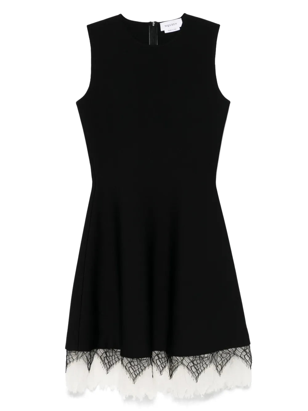 Cobweb-Lace Mini Dress