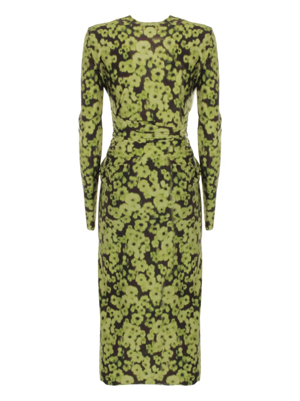 Floral-Print Midi Dress