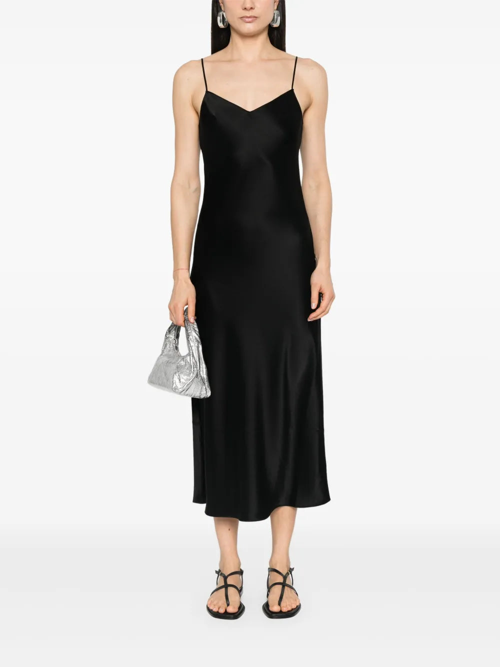 Satin Midi Dress