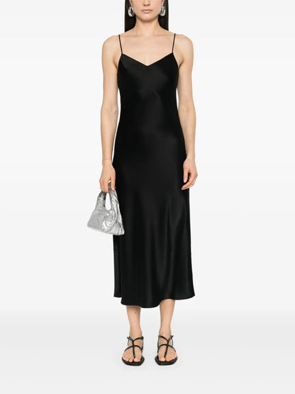 Satin Midi Dress