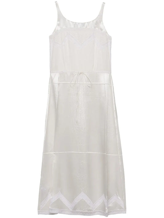 Embroidered Midi Dress
