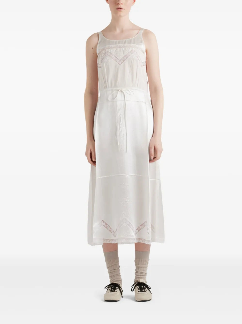 Embroidered Midi Dress