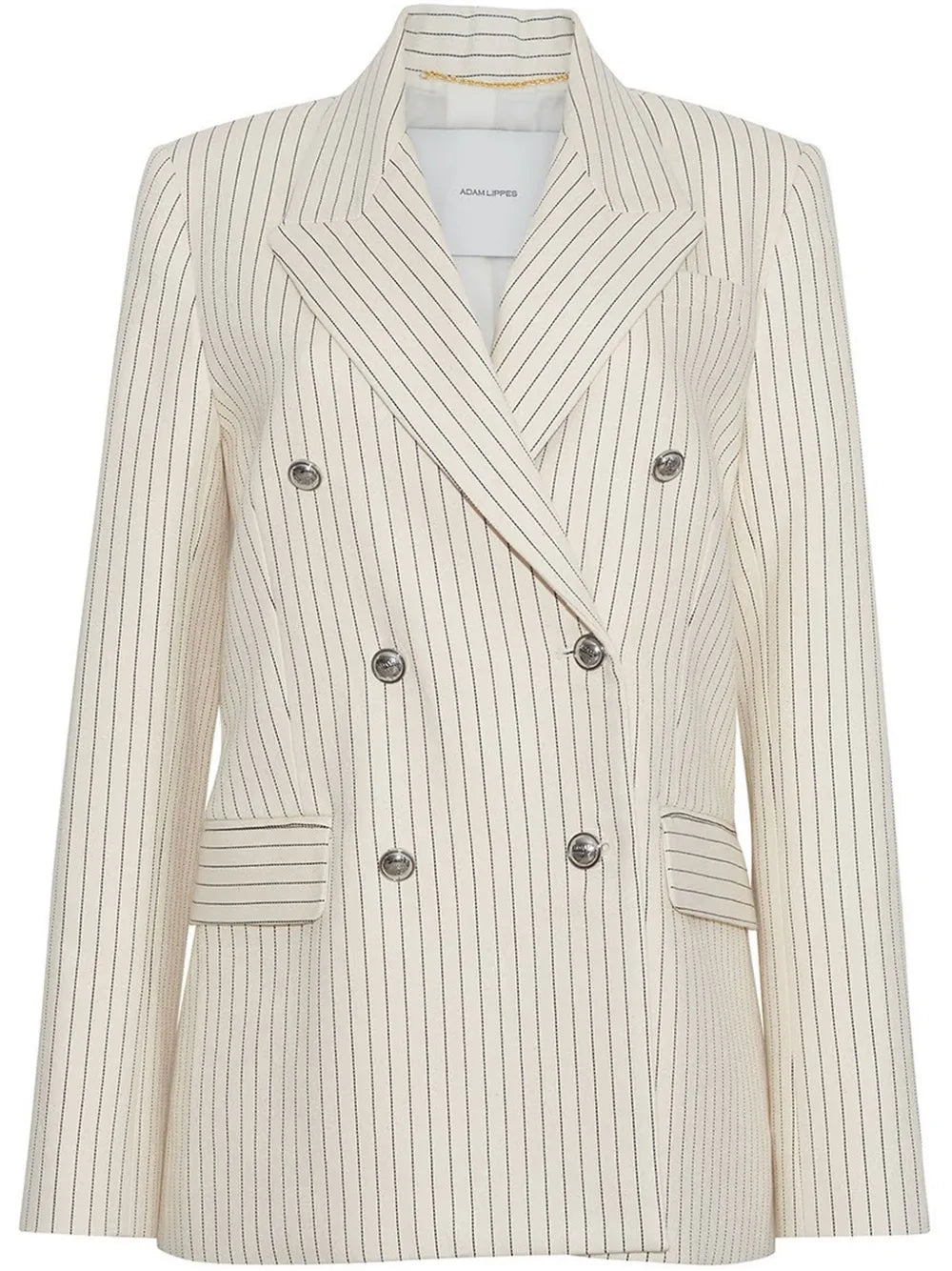 Pinstriped Twill Blazer