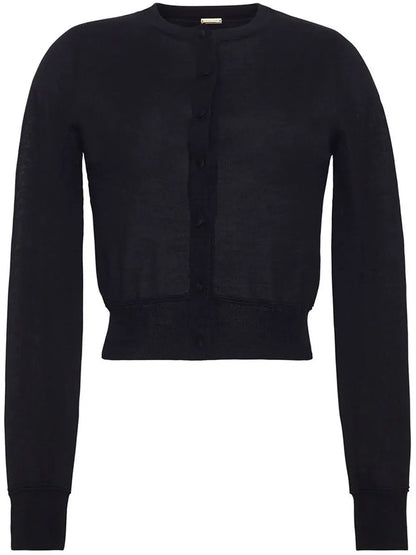 Fine-Knit Cardigan