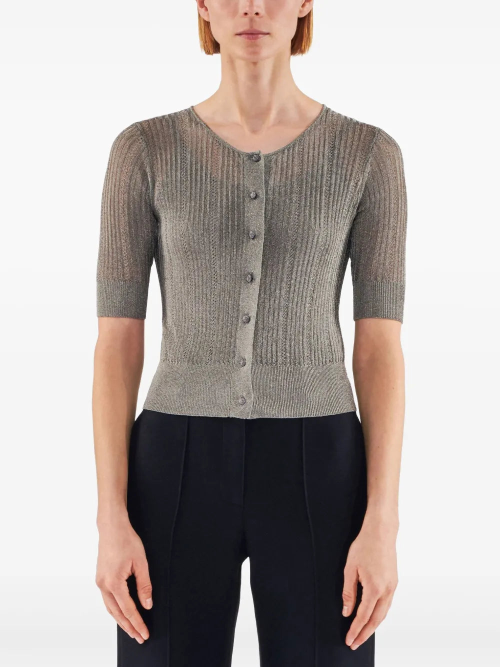 Metallic Cardigan