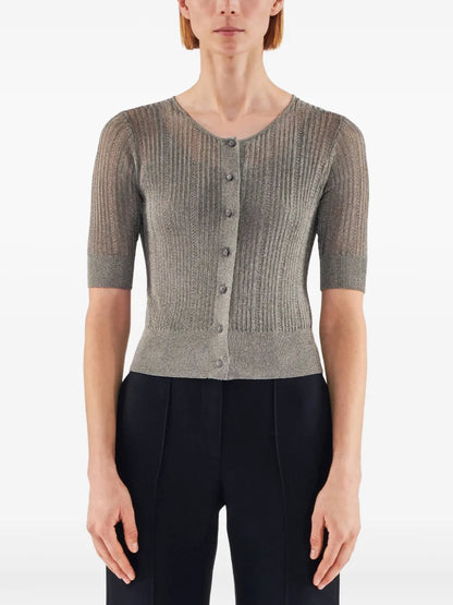 Metallic Cardigan