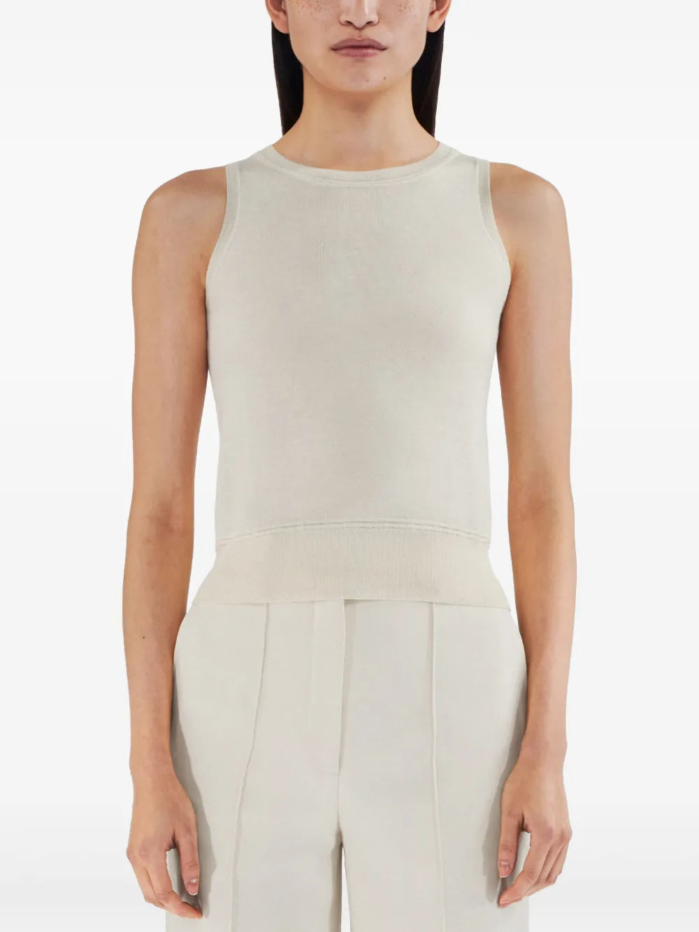 Shell Fine-Knit Top