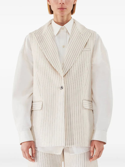 Callan Pinstripe Gilet