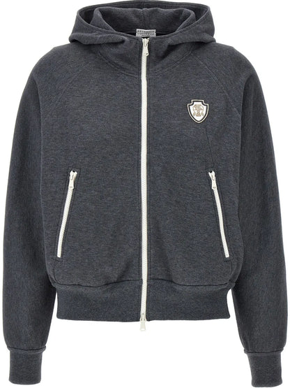 Logo-Appliqué Hoodie