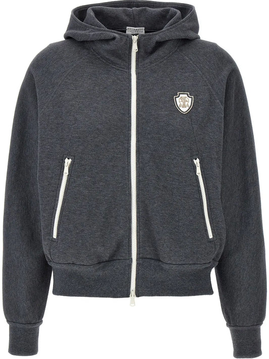 Logo-Appliqué Hoodie