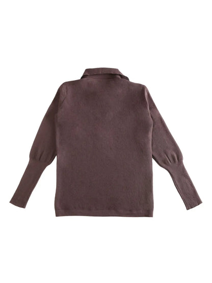 Wool Polo Top