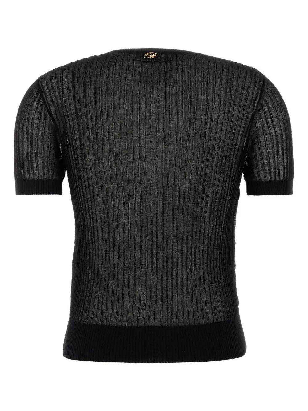 Ribbed-Knit T-Shirt