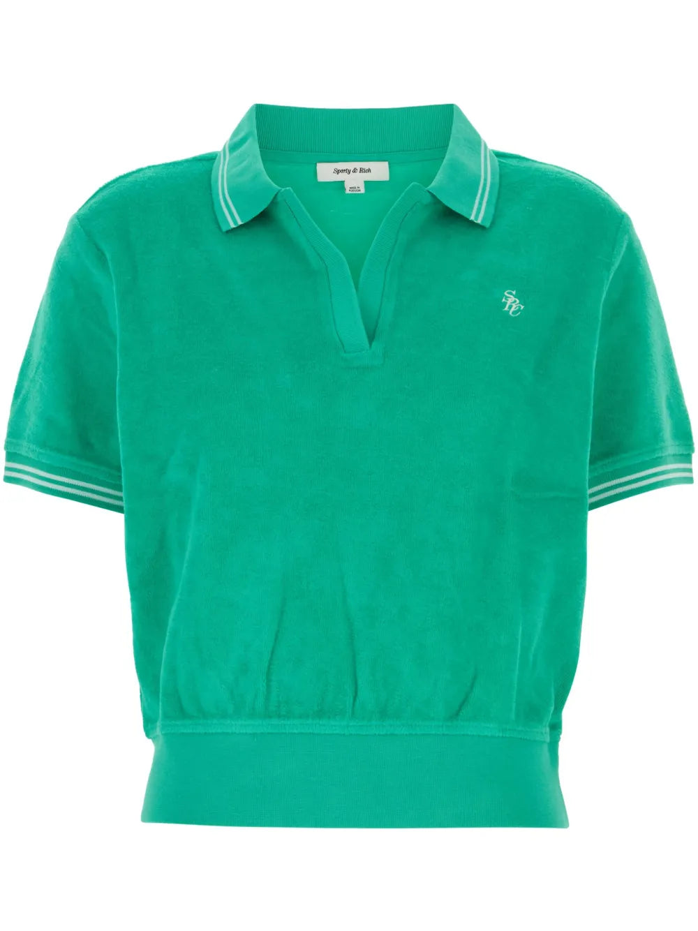 Logo-Embroidered Polo Top