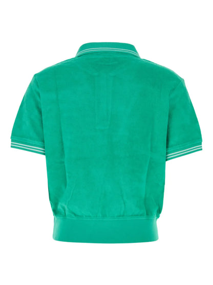Logo-Embroidered Polo Top