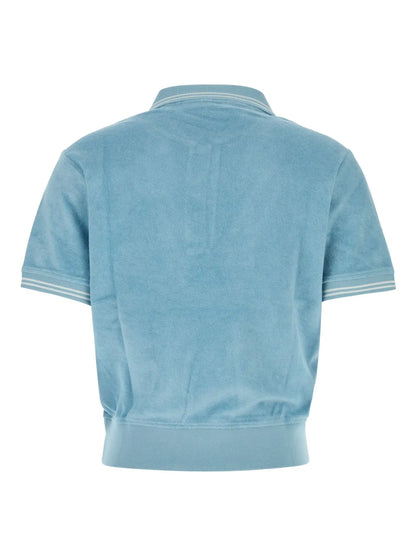 Logo-Embroidered Polo Top