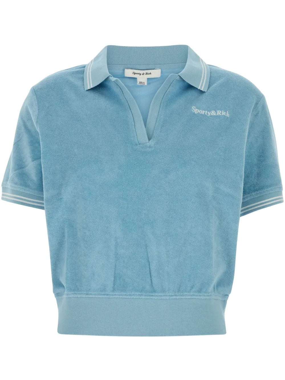 Logo-Embroidered Polo Top