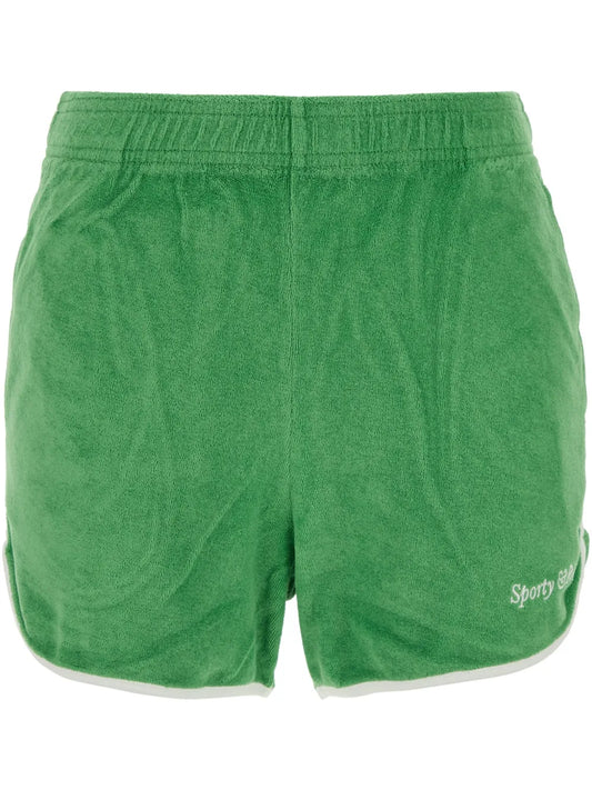 Contrasting-Trim Shorts