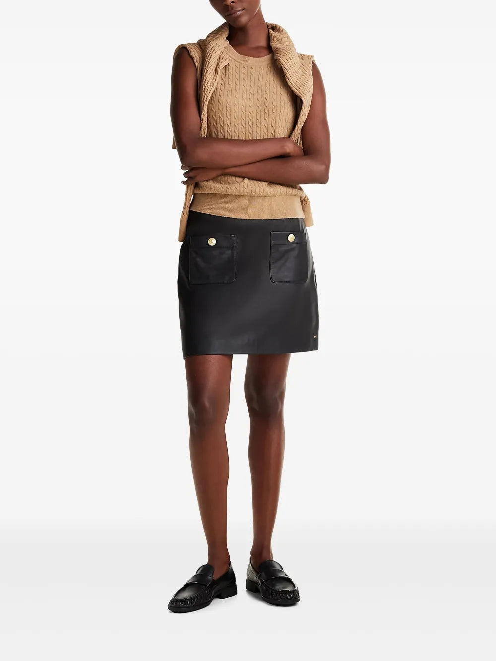 Leather Mini Skirt
