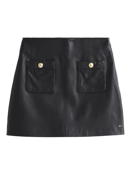 Leather Mini Skirt