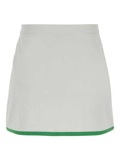 Logo-Embroidered Mini Skirt