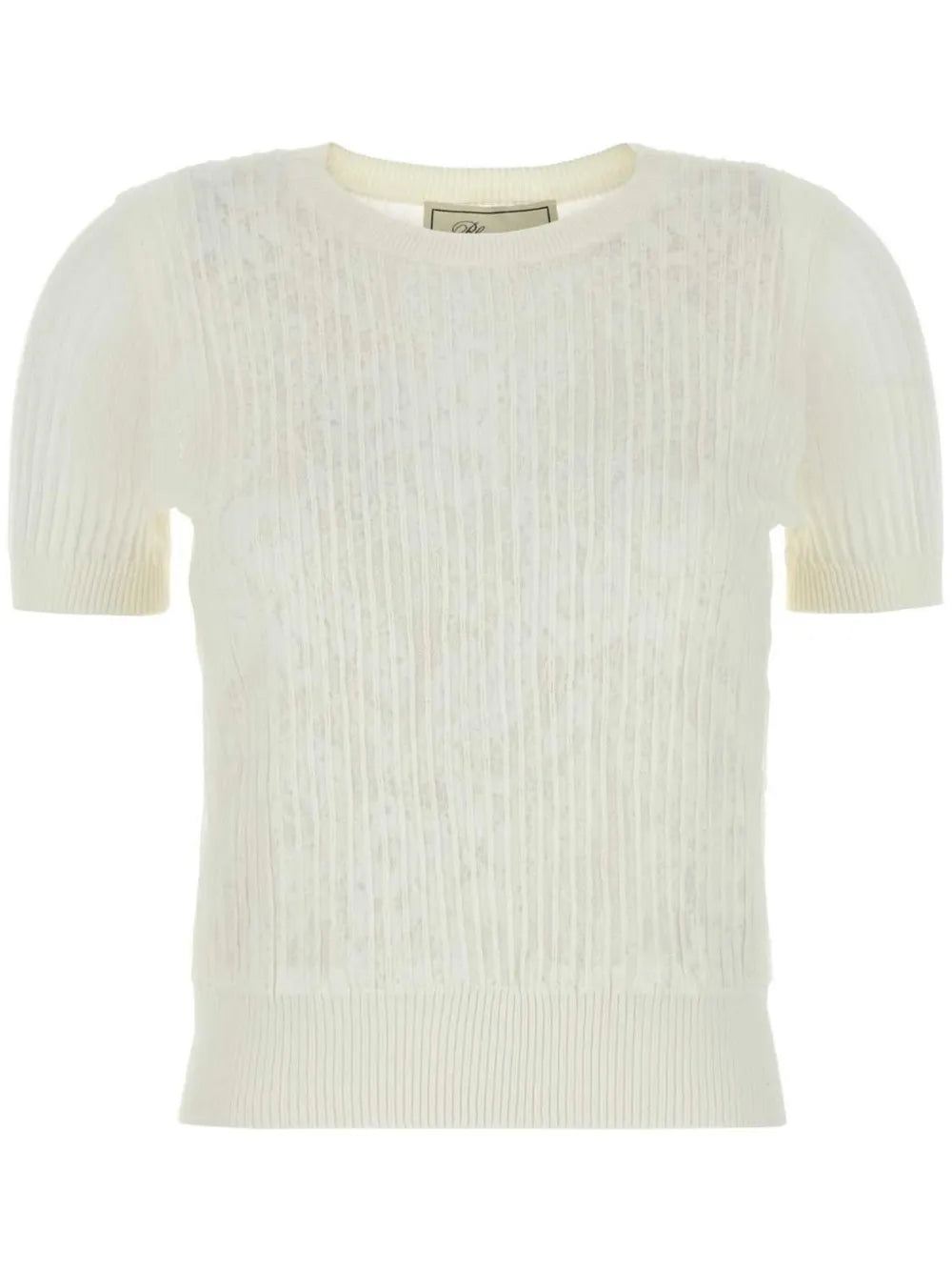 Ribbed-Knit T-Shirt