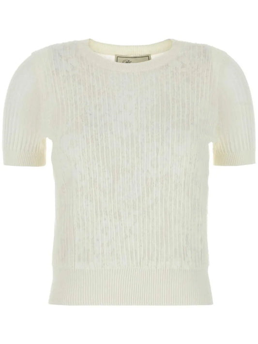 Ribbed-Knit T-Shirt