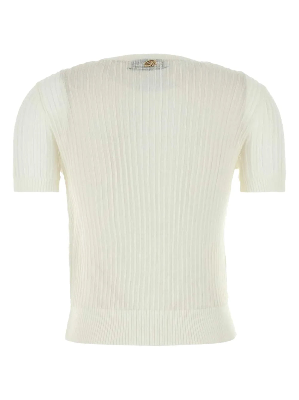 Ribbed-Knit T-Shirt