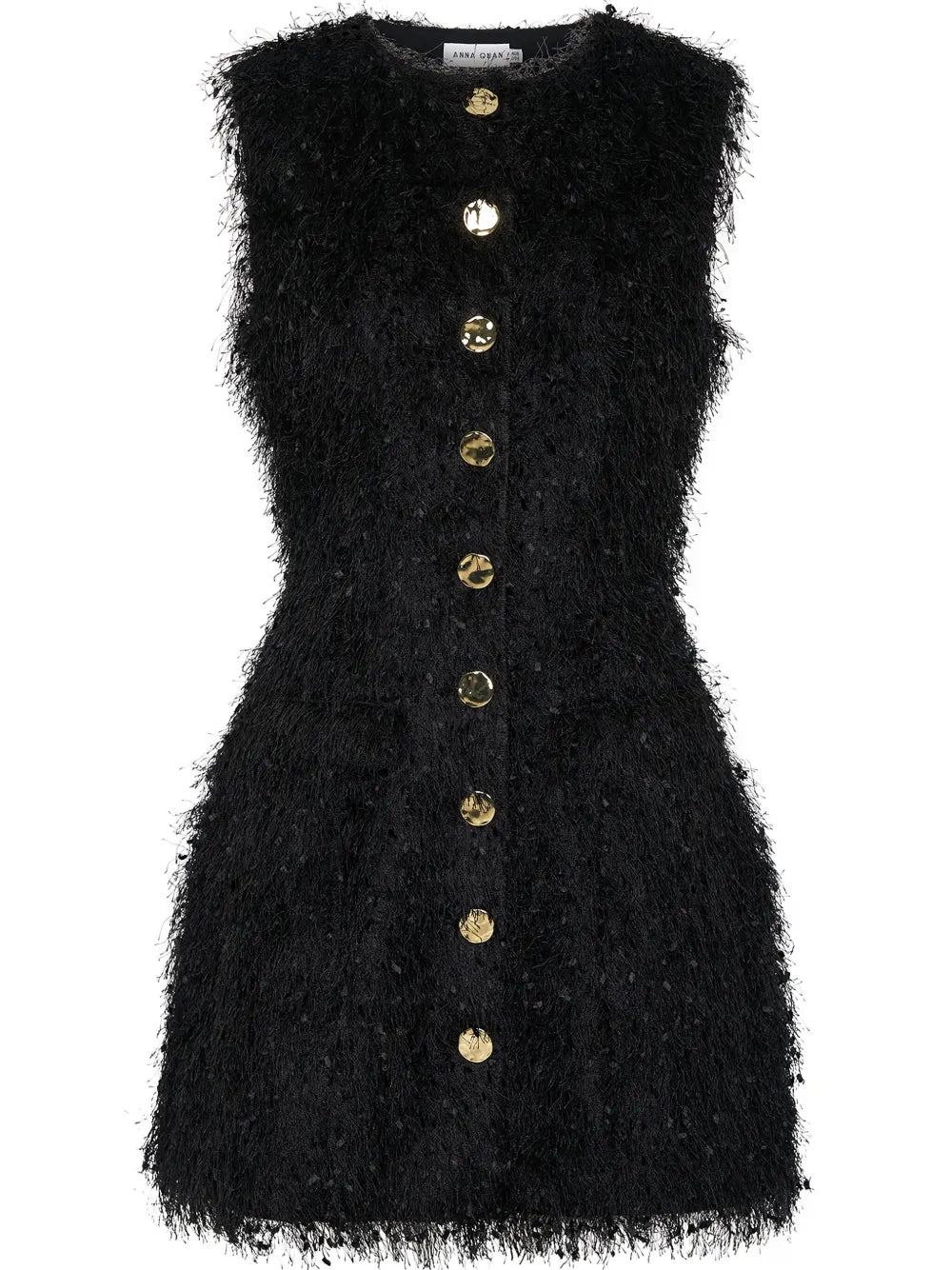 Textured-Finish Mini Dress