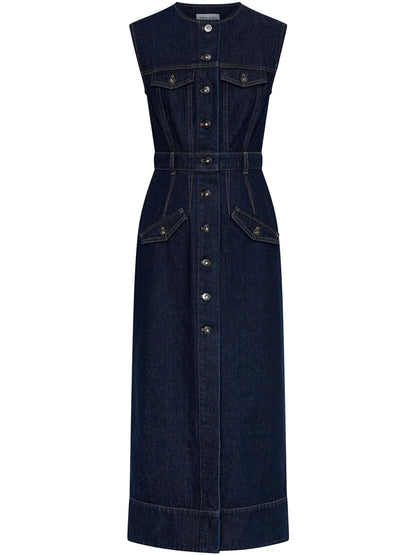 Cotton Midi Dress