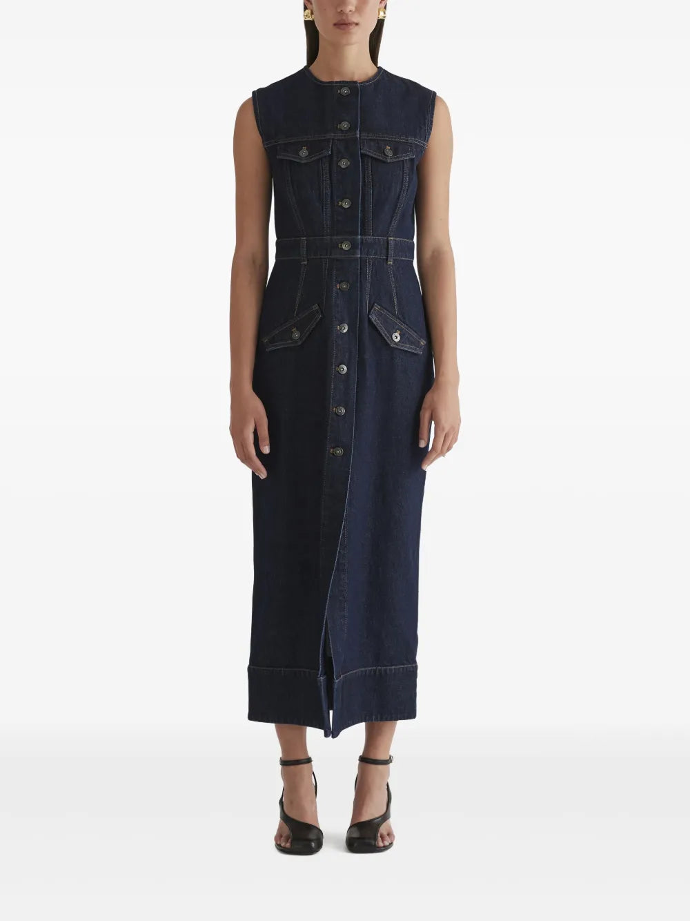 Cotton Midi Dress