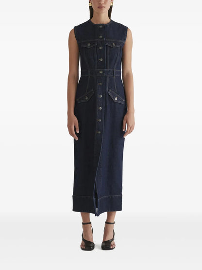 Cotton Midi Dress