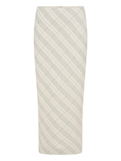 Checked Midi Skirt