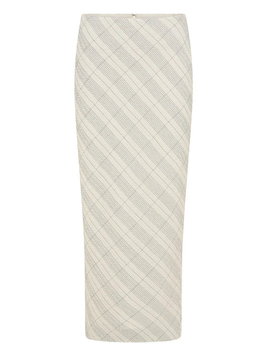 Checked Midi Skirt