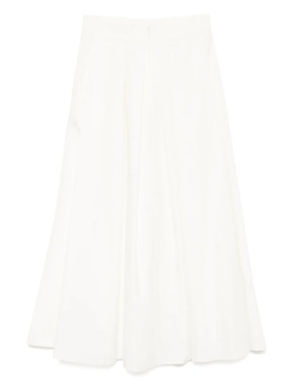 Poplin Midi Skirt