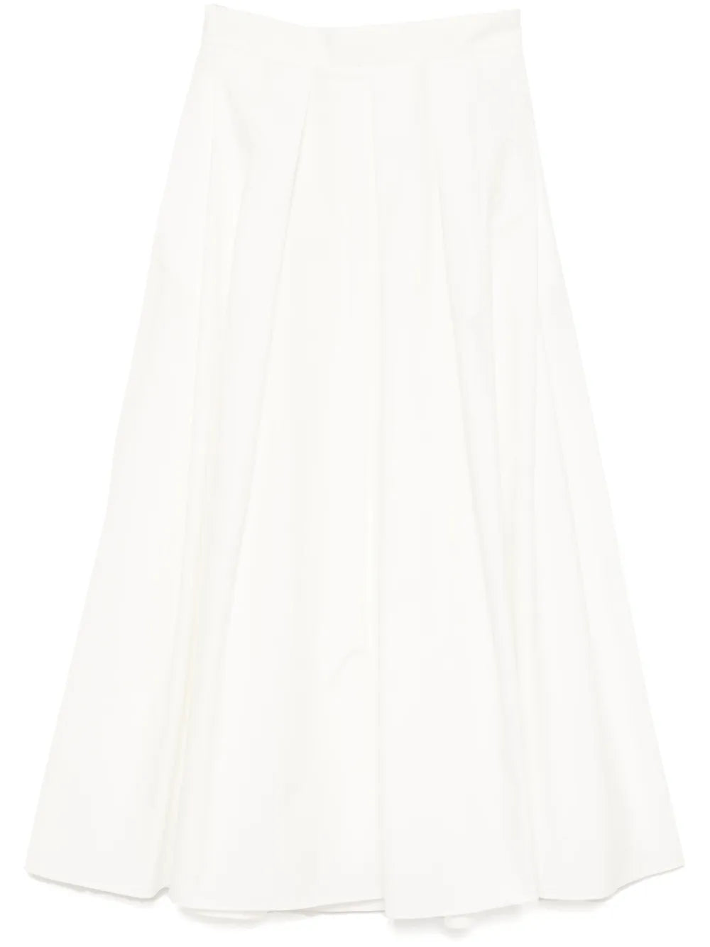 Poplin Midi Skirt