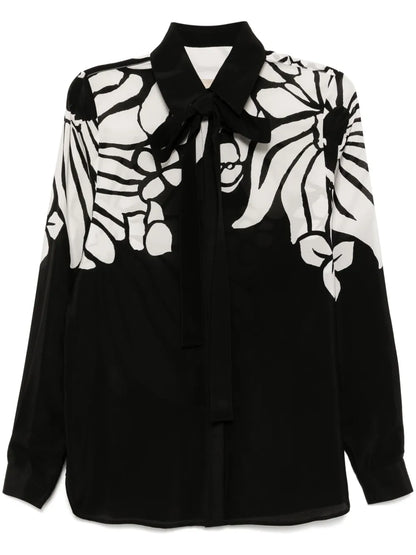 Printed Silk Shirt
